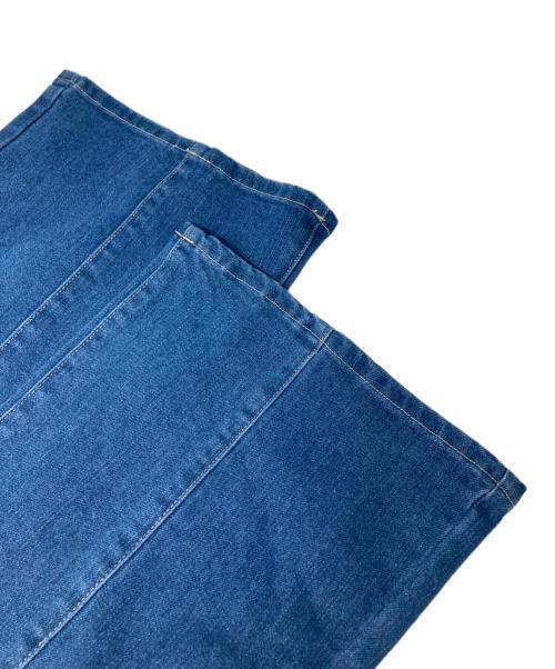 MERCURY DUO（マーキュリーデュオ）MERCURY DUO (マーキュリーデュオ) レーストリミングカットアウトデニムパンツ ブルー サイズ:Mの古着・服飾アイテム