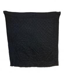 FENDI（フェンディ）の古着「ズッカ柄 シルクスカーフ」｜ブラック