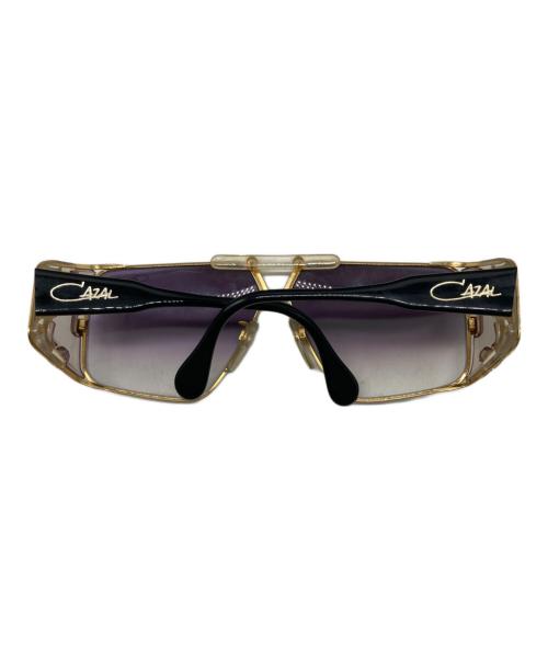 CAZAL（カザール）CAZAL (カザール) ヴィンテージ レジェンズ サングラス ゴールド×ブラックの古着・服飾アイテム