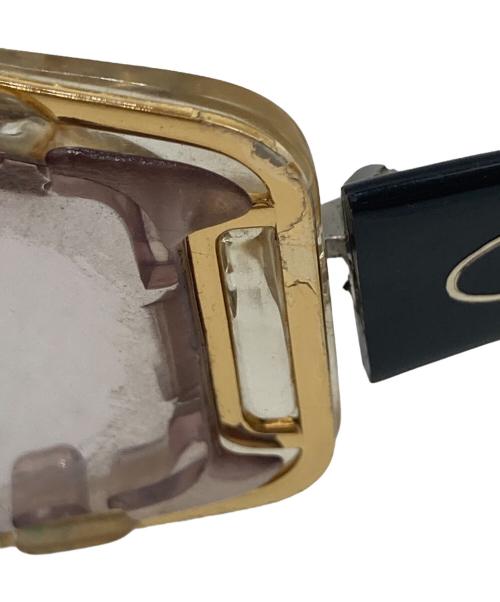 CAZAL（カザール）CAZAL (カザール) ヴィンテージ レジェンズ サングラス ゴールド×ブラックの古着・服飾アイテム