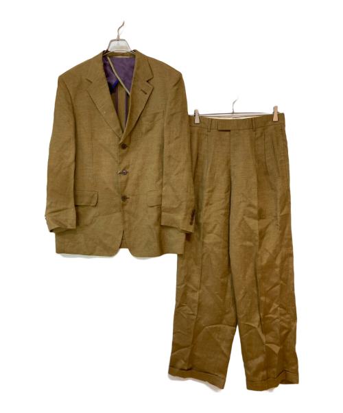 Paul Smith London（ポールスミスロンドン）Paul Smith London (ポールスミスロンドン) CARPINI セットアップスーツ ブラウン サイズ:Lの古着・服飾アイテム
