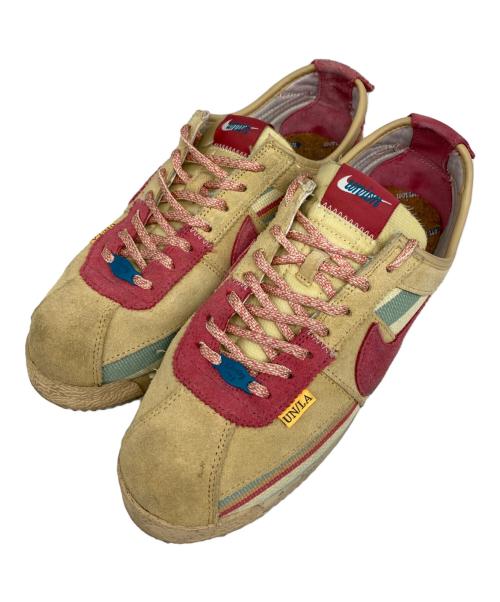 NIKE（ナイキ）NIKE (ナイキ) UNION (ユニオン) CORTEZ SP ローカットスニーカー SESAME/PINK CLAY/DUT サイズ:27.5の古着・服飾アイテム