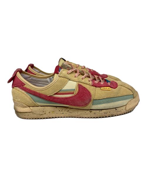 NIKE（ナイキ）NIKE (ナイキ) UNION (ユニオン) CORTEZ SP ローカットスニーカー SESAME/PINK CLAY/DUT サイズ:27.5の古着・服飾アイテム