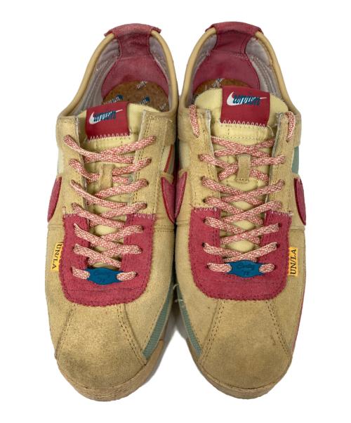 NIKE（ナイキ）NIKE (ナイキ) UNION (ユニオン) CORTEZ SP ローカットスニーカー SESAME/PINK CLAY/DUT サイズ:27.5の古着・服飾アイテム