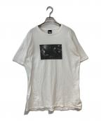 stussy×MUTE BEATステューシー）の古着「プリントTシャツ」｜ホワイト