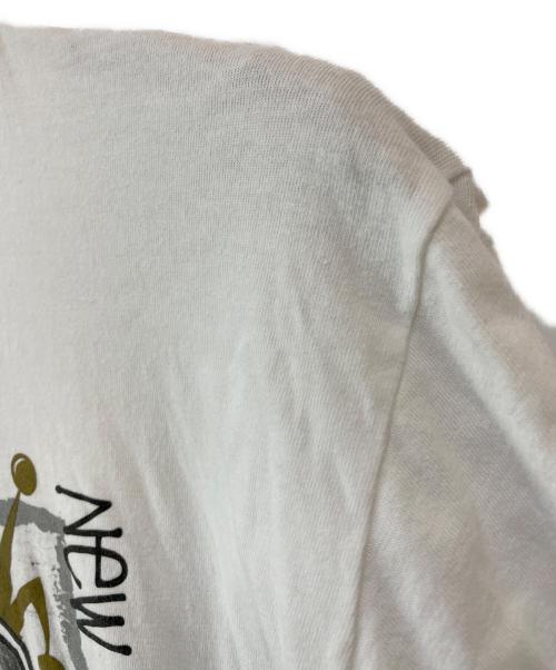 stussy（ステューシー）stussy (ステューシー) DJ STRETCH ARMSTRONG プリントTシャツ ホワイト サイズ:Lの古着・服飾アイテム