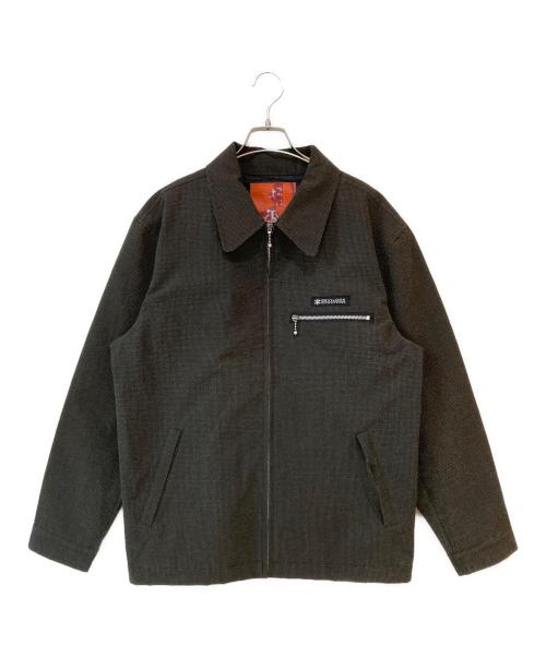 DEVILOCK（デヴィロック）DEVILOCK (デヴィロック) ジップジャケット ブラウン サイズ:Lの古着・服飾アイテム