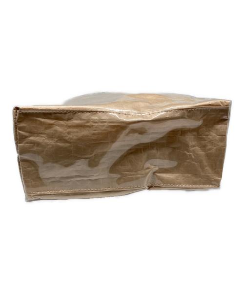 STARBUCKS STAND by BEAMS（スターバックス スタンド バイ ビームス）STARBUCKS STAND by BEAMS (スターバックス スタンド バイ ビームス) LOGO PVC ショッパートート ベージュの古着・服飾アイテム