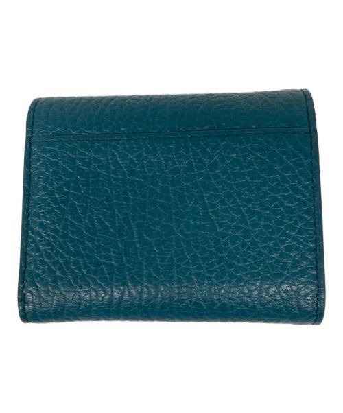 Maison Margiela（メゾンマルジェラ）Maison Margiela (メゾンマルジェラ) 4ステッチ 三つ折り ウォレット ブルーの古着・服飾アイテム