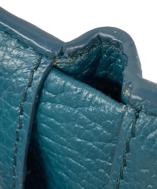 Maison Margiela（メゾンマルジェラ）Maison Margiela (メゾンマルジェラ) 4ステッチ 三つ折り ウォレット ブルーの古着・服飾アイテム