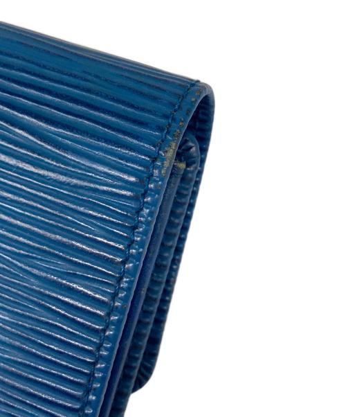 LOUIS VUITTON（ルイ ヴィトン）LOUIS VUITTON (ルイ ヴィトン) ポシェット ポルト モネ クレディ 長財布 トレド・ブルーの古着・服飾アイテム