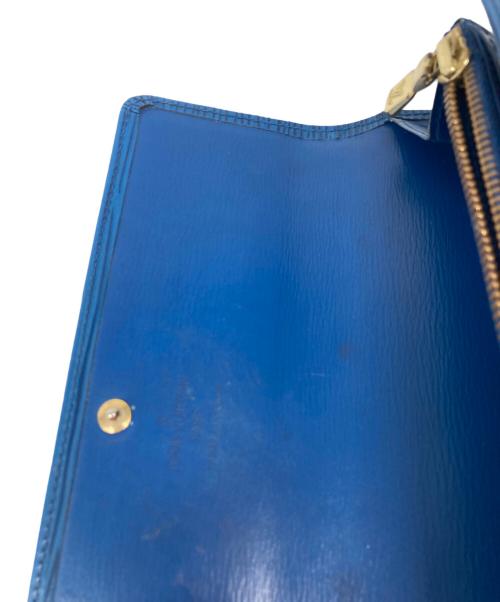 LOUIS VUITTON（ルイ ヴィトン）LOUIS VUITTON (ルイ ヴィトン) ポシェット ポルト モネ クレディ 長財布 トレド・ブルーの古着・服飾アイテム