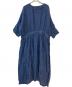 08MAB (ゼロハチマブ) リネンシャンブレーウエストひもワンピース ネイビー サイズ:Ｆree：5000円