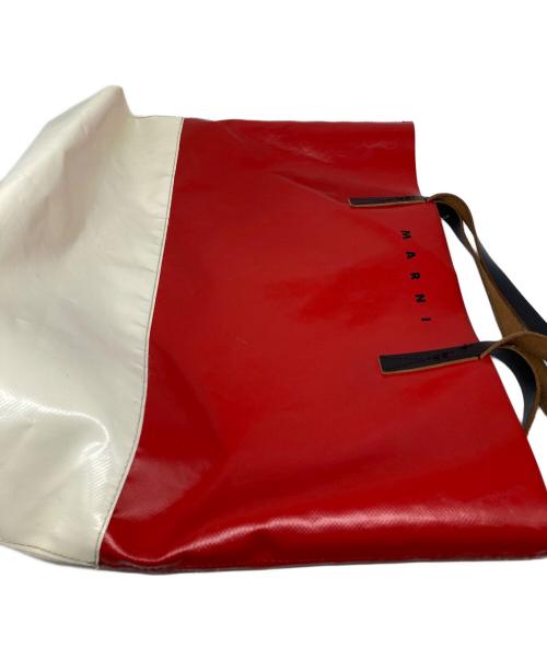 MARNI（マルニ）MARNI (マルニ) Tribeca Shopping Bag レッドの古着・服飾アイテム