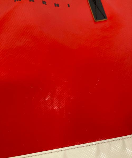 MARNI（マルニ）MARNI (マルニ) Tribeca Shopping Bag レッドの古着・服飾アイテム