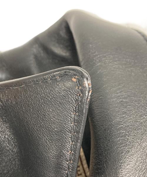 Y2 LEATHER（ワイツーレザー）Y2 LEATHER (ワイツーレザー) ECO HORSE TEA-CORE 大戦モデルGジャン レザートラッカージャケット ブラック サイズ:36の古着・服飾アイテム