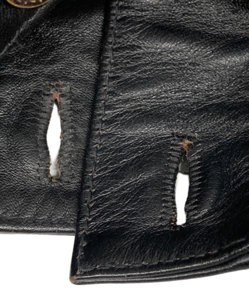 Y2 LEATHER（ワイツーレザー）Y2 LEATHER (ワイツーレザー) ECO HORSE TEA-CORE 大戦モデルGジャン レザートラッカージャケット ブラック サイズ:36の古着・服飾アイテム