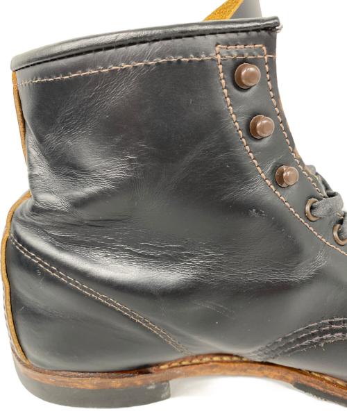 RED WING（レッドウィング）RED WING (レッドウィング) BECKMAN FLATBOX  ワークブーツ ブラック サイズ:28の古着・服飾アイテム
