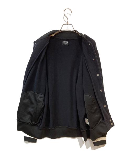 stussy（ステューシー）stussy (ステューシー) スタジャン ブラック サイズ:Mの古着・服飾アイテム
