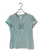 CELINEセリーヌ）の古着「オールドスタッズTシャツ」｜ブルー