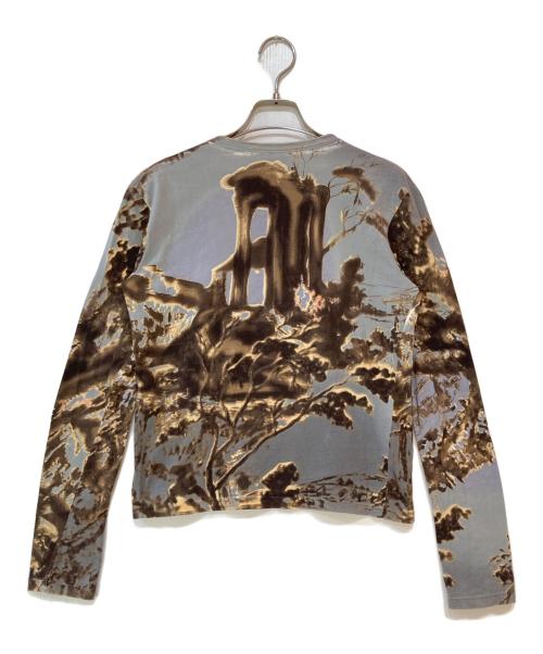 PRADA（プラダ）PRADA (プラダ) 04FW Roman Ruins Landscape Top ブルー サイズ:Mの古着・服飾アイテム