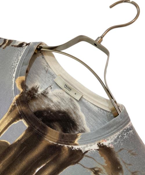 PRADA（プラダ）PRADA (プラダ) 04FW Roman Ruins Landscape Top ブルー サイズ:Mの古着・服飾アイテム