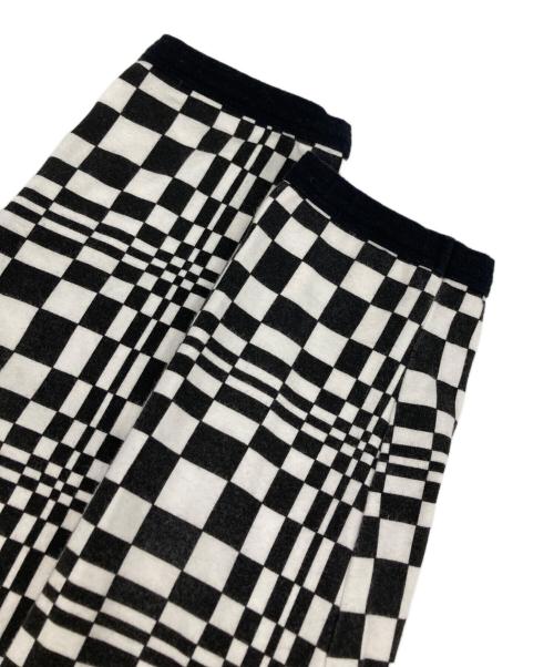 CELINE（セリーヌ）CELINE (セリーヌ) オールド幾何学カットソー ホワイト×ブラック サイズ:Mの古着・服飾アイテム