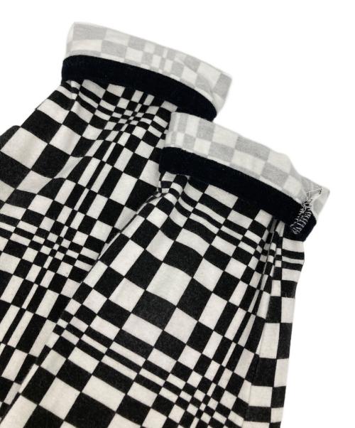 CELINE（セリーヌ）CELINE (セリーヌ) オールド幾何学カットソー ホワイト×ブラック サイズ:Mの古着・服飾アイテム