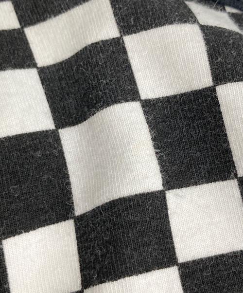 CELINE（セリーヌ）CELINE (セリーヌ) オールド幾何学カットソー ホワイト×ブラック サイズ:Mの古着・服飾アイテム