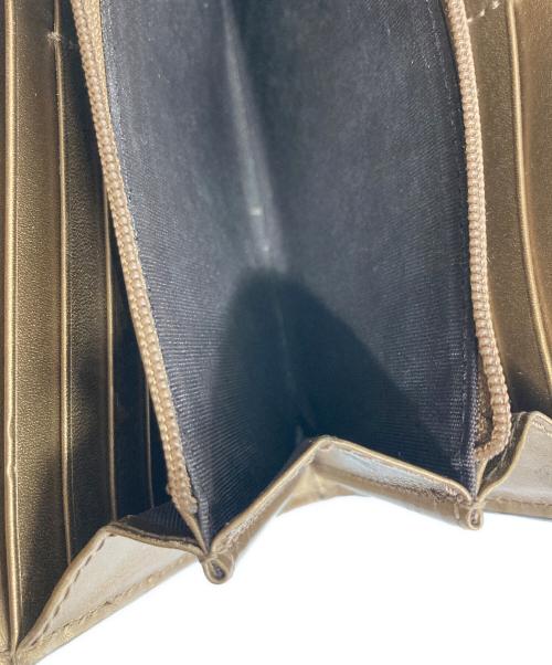 GUCCI（グッチ）GUCCI (グッチ) ラブリーハート グッチシマ ラウンドジップウォレット ベージュ サイズ:　の古着・服飾アイテム