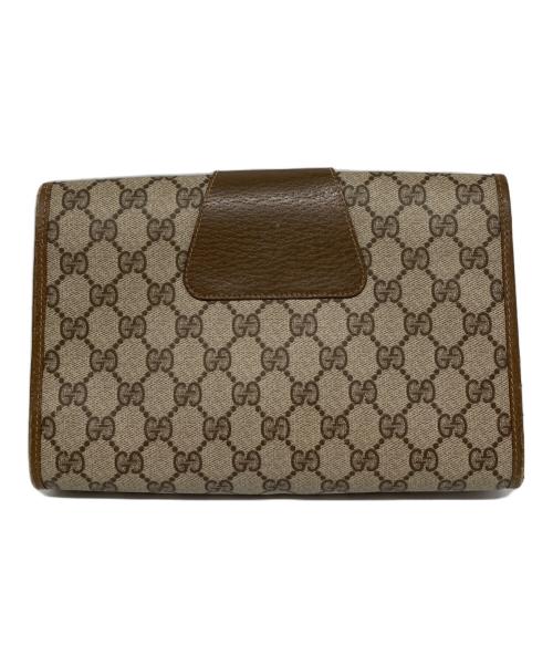 GUCCI（グッチ）GUCCI (グッチ) シェリーラインクラッチバッグ ベージュ サイズ:なしの古着・服飾アイテム
