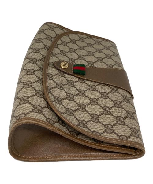 GUCCI（グッチ）GUCCI (グッチ) シェリーラインクラッチバッグ ベージュ サイズ:なしの古着・服飾アイテム