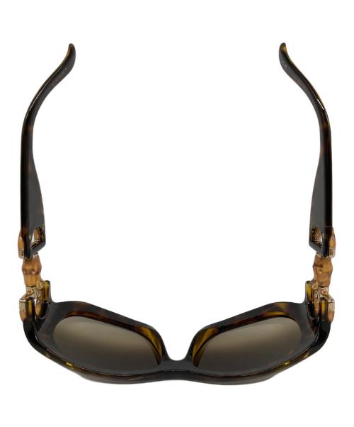 GUCCI（グッチ）GUCCI (グッチ) バンブーサングラス ブラウン サイズ:57□14の古着・服飾アイテム