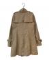 BURBERRY BLUE LABEL (バーバリー ブルー レーベル) 裏チェックトレンチコート ベージュ サイズ:36：8000円