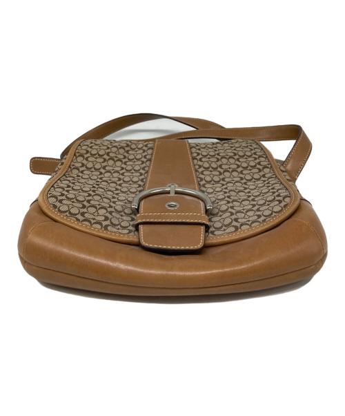 COACH（コーチ）COACH (コーチ) シグネチャーショルダーバッグ ベージュの古着・服飾アイテム