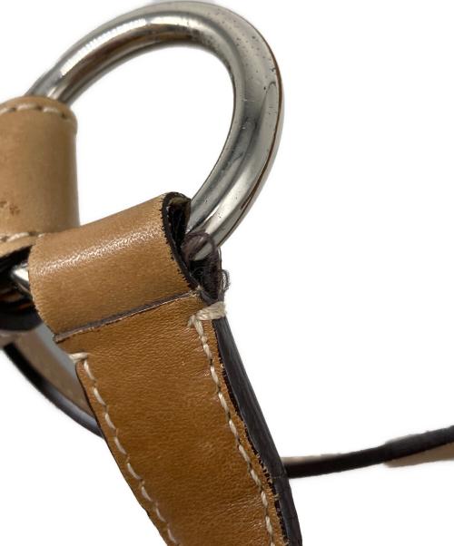 COACH（コーチ）COACH (コーチ) シグネチャーショルダーバッグ ベージュの古着・服飾アイテム