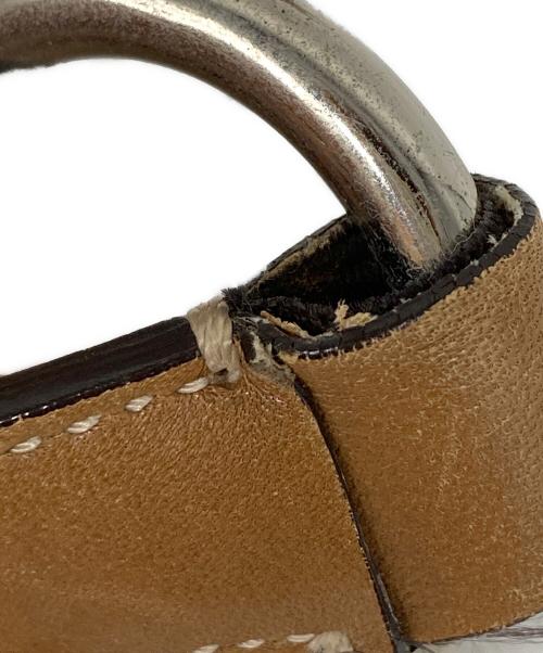 COACH（コーチ）COACH (コーチ) シグネチャーショルダーバッグ ベージュの古着・服飾アイテム