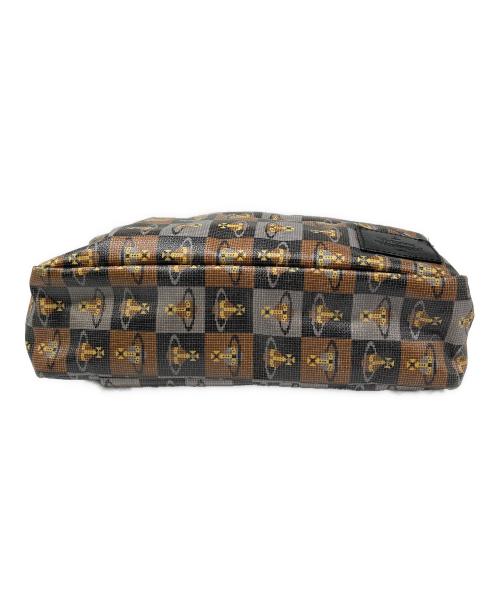 Vivienne Westwood（ヴィヴィアンウエストウッド）Vivienne Westwood (ヴィヴィアンウエストウッド) オーブ柄ボディバッグ ベージュの古着・服飾アイテム