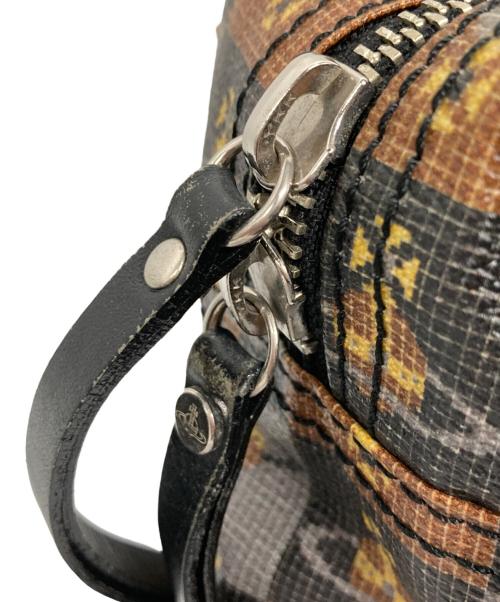 Vivienne Westwood（ヴィヴィアンウエストウッド）Vivienne Westwood (ヴィヴィアンウエストウッド) オーブ柄ボディバッグ ベージュの古着・服飾アイテム