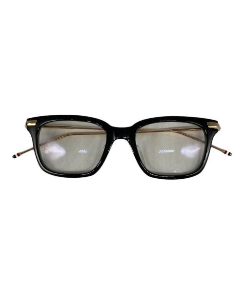Thom Browne（トムブラウン）Thom Browne (トムブラウン) ウエリントン 眼鏡 ブラック サイズ:49□19-150の古着・服飾アイテム