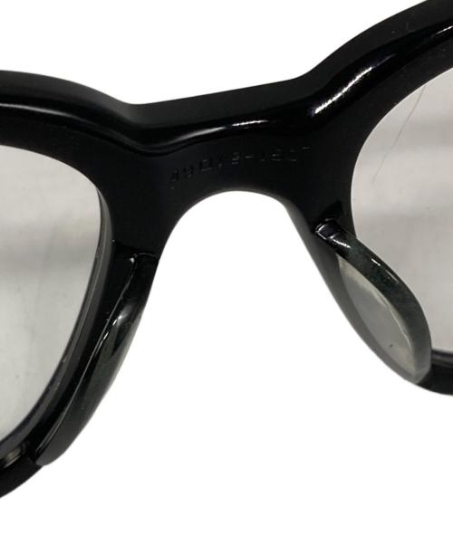 Thom Browne（トムブラウン）Thom Browne (トムブラウン) ウエリントン 眼鏡 ブラック サイズ:49□19-150の古着・服飾アイテム