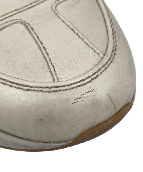 GUCCI（グッチ）GUCCI (グッチ) ライトングリッター ロゴ スニーカー ベージュ サイズ:36の古着・服飾アイテム