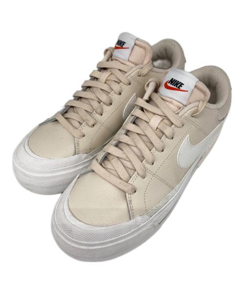 NIKE（ナイキ）NIKE (ナイキ) ローカットスニーカー ベージュ サイズ:25の古着・服飾アイテム