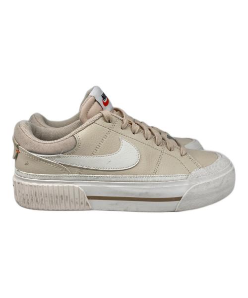 NIKE（ナイキ）NIKE (ナイキ) ローカットスニーカー ベージュ サイズ:25の古着・服飾アイテム