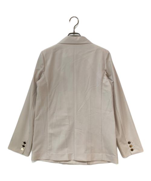 Snidel（スナイデル）Snidel (スナイデル) Sustainaダブルジャケット ベージュの古着・服飾アイテム