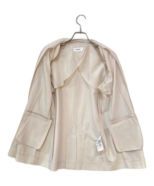 Snidel（スナイデル）Snidel (スナイデル) Sustainaダブルジャケット ベージュの古着・服飾アイテム