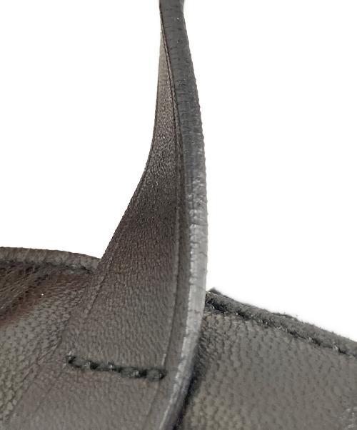 JIL SANDER（ジルサンダー）JIL SANDER (ジルサンダー) レザーナイロントートバッグ ブラックの古着・服飾アイテム