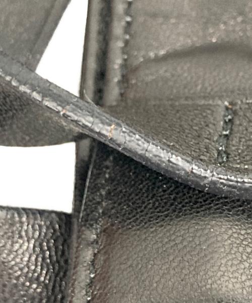 JIL SANDER（ジルサンダー）JIL SANDER (ジルサンダー) レザーナイロントートバッグ ブラックの古着・服飾アイテム