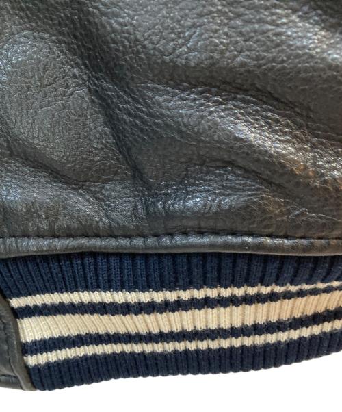 AVIREX（アヴィレックス）AVIREX (アヴィレックス) 50周年記念モデル オールレザースタジャン ブラック サイズ:XLの古着・服飾アイテム