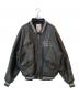 AVIREX（アヴィレックス）の古着「50周年記念モデル オールレザースタジャン」｜ブラック
